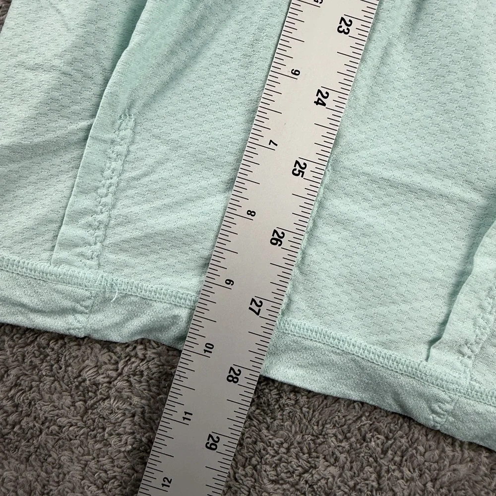 Lululemon Flow‎ And Go Tank Top Womens 8 Turquoise Orange Open Strappy Back